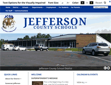 Tablet Screenshot of jeffersonschooldistrict.org